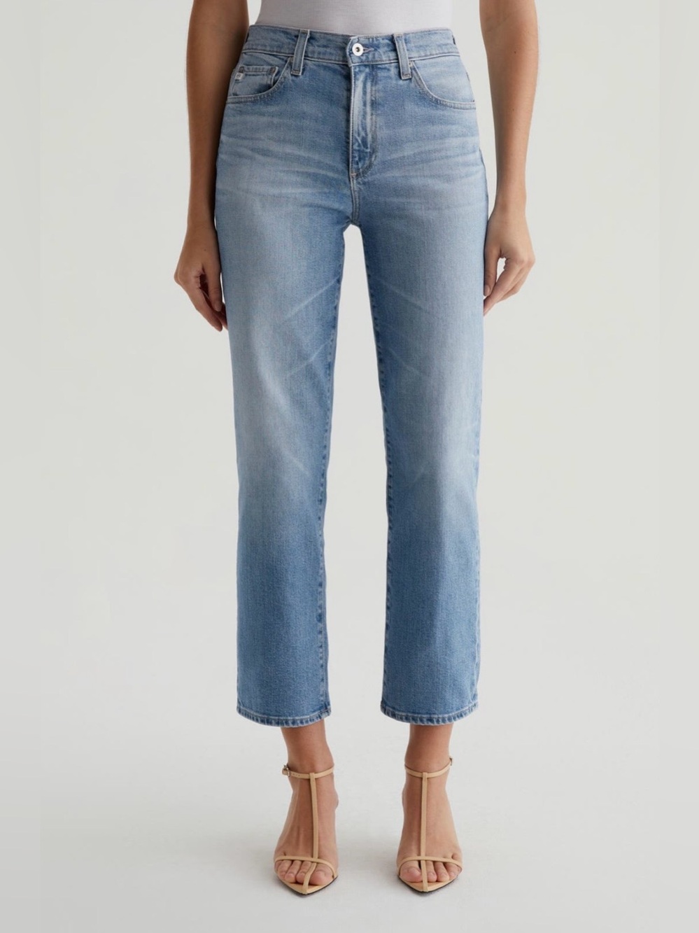 AG Brinley Mid Rise Crop
Straight Leg Jeans